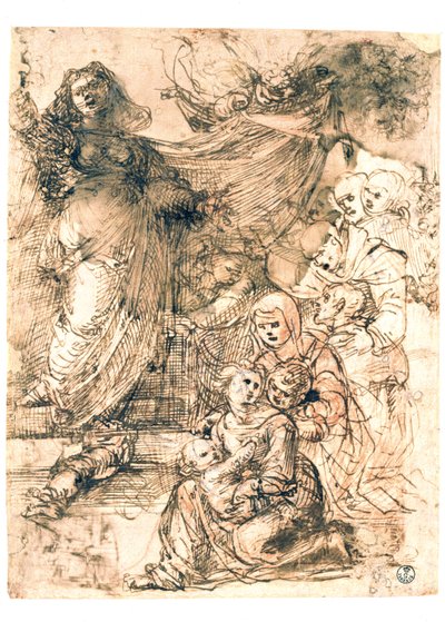 Preparatory Study for Madonna and Child by Fra Bartolommeo